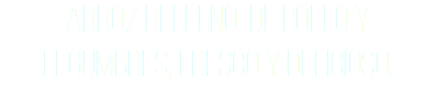 arroz relleno de pollo y legumbres, fresco y delicioso.